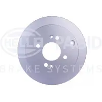 Hella Bremsscheibe Hinterachse Voll [Hersteller-Nr. 8DD355118-851] für Hyundai, Kia