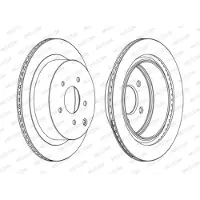 FERODO Bremsscheiben DDF1506C hinten, belüftet, 2 Stück