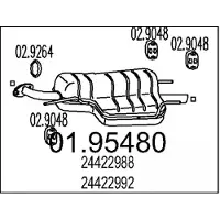 MTS Endschalldämpfer 01.95480