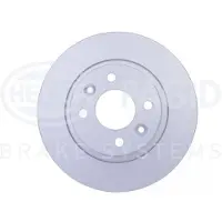 Hella Bremsscheibe Vorderachse Voll [Hersteller-Nr. 8DD355115-271] für Dacia, Renault, Smart, Lada