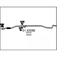 MTS Abgasrohr 01.43098