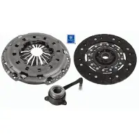 SACHS Kupplungssatz Kupplung für VW Transporter V Bus (7HB, 7HJ, 7EB, 7EJ, 7EF, 7EG, 7HF, 7EC) 3000 990 627