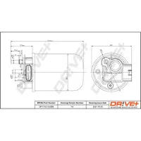Dr!ve+ Kraftstofffilter [Hersteller-Nr. DP1110.13.0286] für Nissan