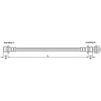 METZGER Bremsschlauch 4110183