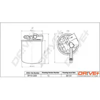Dr!ve+ Kraftstofffilter [Hersteller-Nr. DP1110.13.0200] für Mercedes-Benz