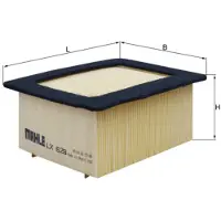 MAHLE ORIGINAL LUFTFILTER LX 628 BMW R 1100 S