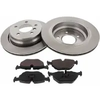 MAPCO Bremsensatz, Scheibenbremse 13810113 Hinterachse belüftet 298mm 20mm für BMW