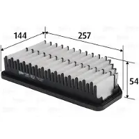 Valeo Luftfilter 585462 für Kia Hyundai Soul I Veloster Rio III Accent IV