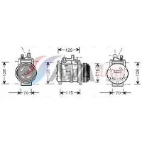 AVA Clever Choice Kompressor, Klimaanlage BWAK227