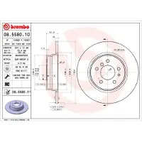 Brembo Bremsscheibe 08558011 324mm 12mm für BMW