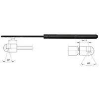 METZGER 2110436 Gasfeder Heckklappendämpfer passend für MERCEDES-BENZ C-Klasse T-modell (S204) 473mm