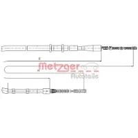 METZGER Seilzug, Feststellbremse 10.7503