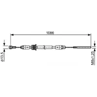Bosch Seilzug, Feststellbremse 1 987 482 547