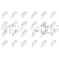 NTY NPW-VV-156 Antriebswelle Vorne Links für VOLVO XC60 II (246) XC90 II (256)