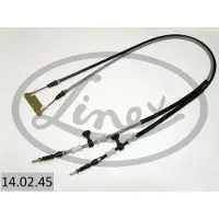 Linex Handbremsseil 14.02.45 Hinten für FIAT CROMA (194) 1630/1454/1578/1397mm