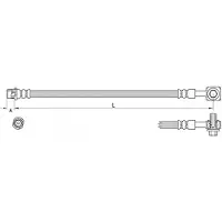 METZGER Bremsschlauch [Hersteller-Nr. 4111625] für Opel, Vauxhall