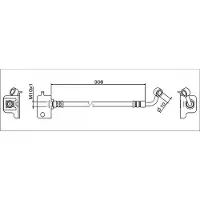 METZGER Bremsschlauch 4111566