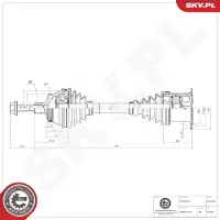 ESEN SKV Antriebswelle 40SKV026