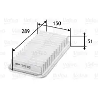 Valeo Luftfilter 585185