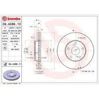 Brembo Bremsscheibe 09.A386.11