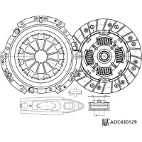Blue Print Kupplungssatz Kupplung für MITSUBISHI COLT VI (Z3A, Z2A) ADC430129