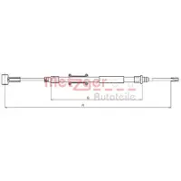 METZGER Handbremsseil Seilzug Feststellbremse für FIAT Ducato Kastenwagen (250, 290) Hinten Links Hinten Rechts Links 10.4745