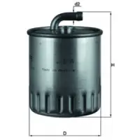 MAHLE ORIGINAL Kraftstofffilter MAHLE KL 179