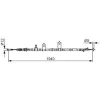 Bosch Seilzug, Feststellbremse 1 987 482 853