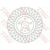 TRW Bremsscheibe DF6522 vorne, belüftet, 1 Stück