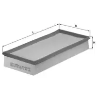 MAHLE ORIGINAL Luftfilter [Hersteller-Nr. LX514] für Mitsubishi