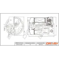 Dr!ve+ Kraftstofffilter [Hersteller-Nr. DP1110.13.0163] für Mercedes-Benz