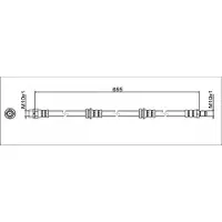 METZGER Bremsschlauch 4112064