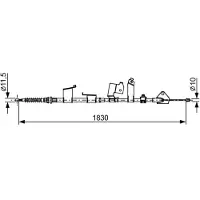 Bosch Seilzug, Feststellbremse 1 987 482 652