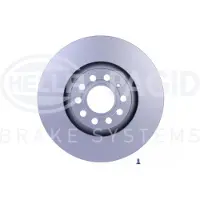 Hella Bremsscheibe 8dd355127591 320mm 30mm für SKODA