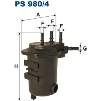 FILTRON Kraftstofffilter PS980/4