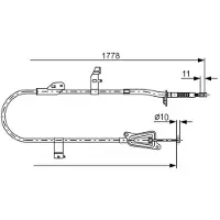 Bosch Seilzug, Feststellbremse 1 987 482 304