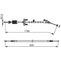 Bosch Seilzug, Feststellbremse 1 987 482 797