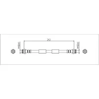 METZGER Bremsschlauch 4111807