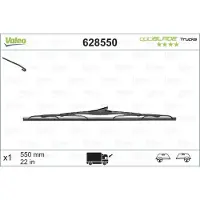 Valeo OPTIBLADE TRUCKS Scheibenwischer für VW Transporter V Bus (7HB, 7HJ, 7EB, 7EJ, 7EF, 7EG, 7HF, 7EC) 550mm