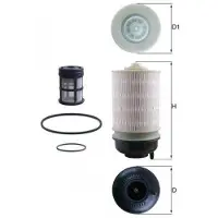 MAHLE ORIGINAL Kraftstofffilter KX 581KIT