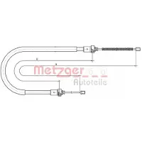 METZGER Seilzug, Feststellbremse 10.6892