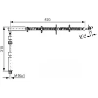 Bosch Bremsschlauch 1.987.481.A64