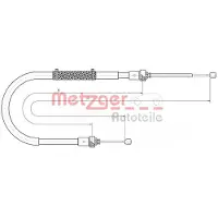 METZGER Handbremsseil Seilzug Feststellbremse für DACIA DUSTER Hinten Links Hinten Rechts 10.6895