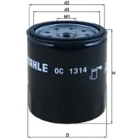 MAGNETI MARELLI Ölfilter OC 1314 für Moto Guzzi V 11 California Mgs-01 1200 Griso Daytona
