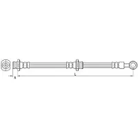 METZGER Bremsschlauch 4110670