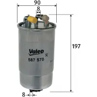 Valeo Kraftstofffilter 587570