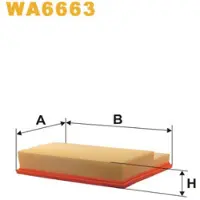 WIX FILTERS Luftfilter WA6663