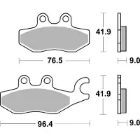 Brembo Scooter Carbon Keramik Bremsbeläge - 07060