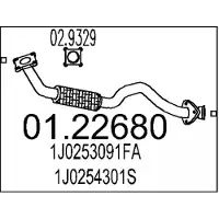 MTS Abgasrohr 01.22680