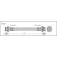 METZGER Bremsschlauch 4110041